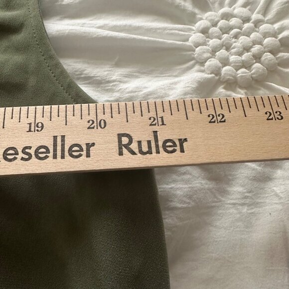 Catherines Womens Plus Size Olive Green Tank Top 1X 18/20W Capsule Foundation - Picture 6 of 7